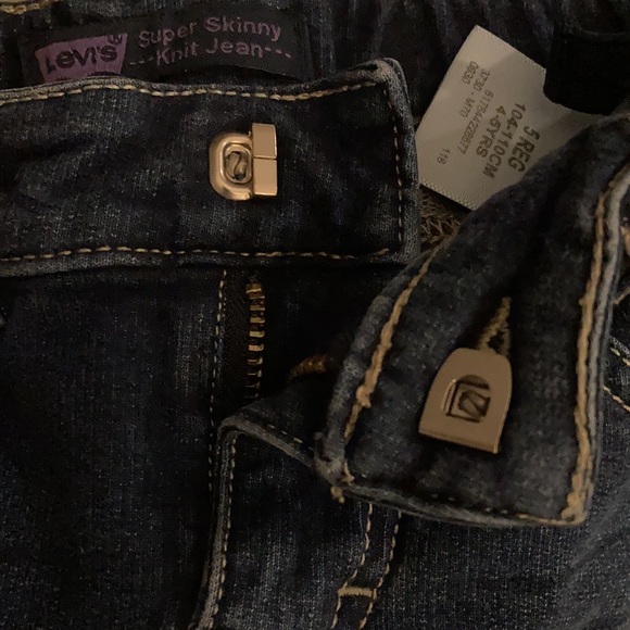 Levi’s super skinny knit jean size 5 girls - Picture 5 of 5